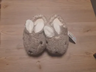 Zapatillas niña conejo peluche suave