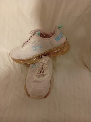 Zapatillas deportivas mujer rosa y blanco