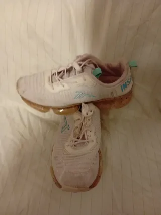 Zapatillas deportivas mujer rosa y blanco