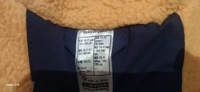 Chaqueta impermeable montaña y nieve Niño