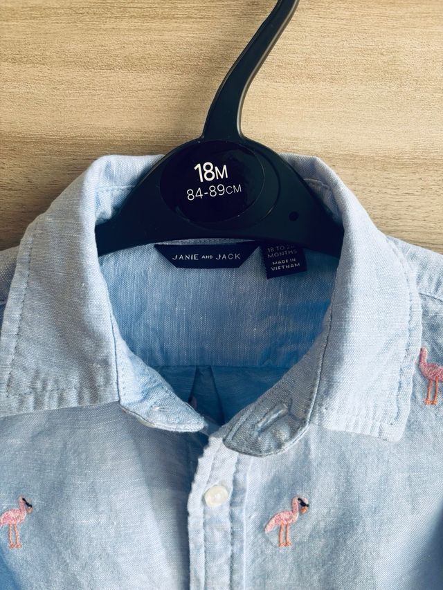 Camisa niño azul 18/24 meses