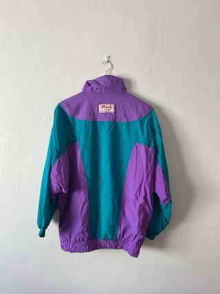 Chaqueta C&A Retro Morado y Verde