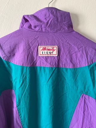 Chaqueta C&A Retro Morado y Verde