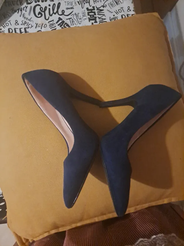 Zapatos de tacón Laik ante azul marino