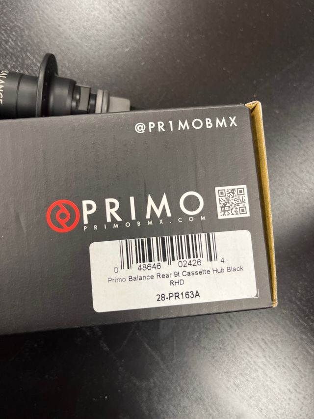 Buje BMX Primo Balance Negro