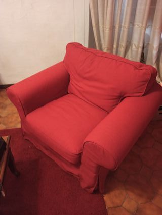 Poltrona Ikea Ektorp Rossa - Come Nuova