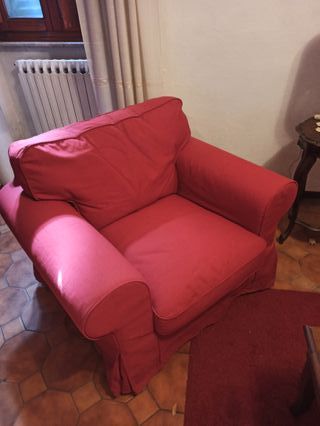Poltrona Ikea Ektorp Rossa - Come Nuova