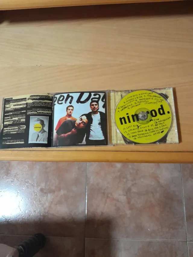 Lote 3 CD di Green Day: Dookie, Nimrod, Warning