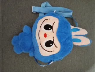 Tracolla Comic peluche blu