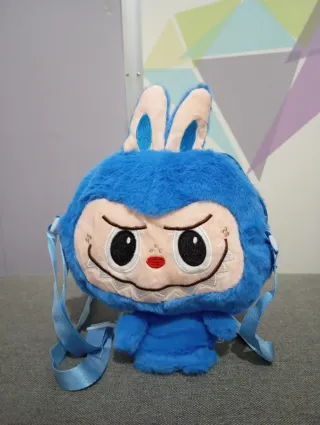 Tracolla Comic peluche blu
