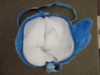 Tracolla Comic peluche blu