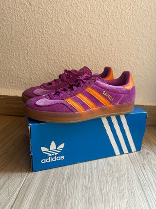 Adidas Gazelle Indoor Moradas Terciopelo