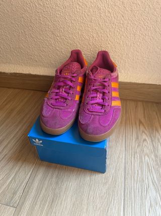 Adidas Gazelle Indoor Moradas Terciopelo