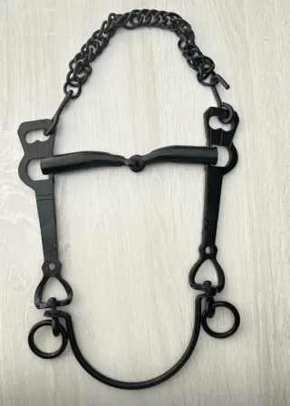 Filete Vaquero Negro para Caballo