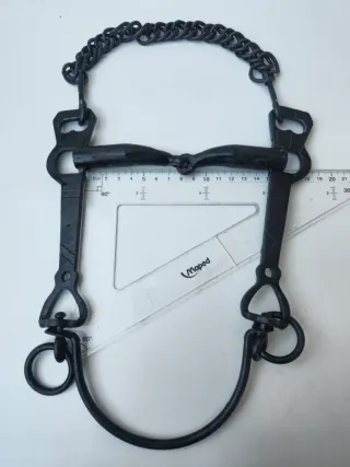 Filete Vaquero Negro para Caballo