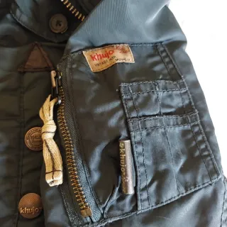 Parka Khujo azul petróleo-verde (Talla M)