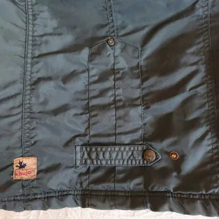 Parka Khujo azul petróleo-verde (Talla M)