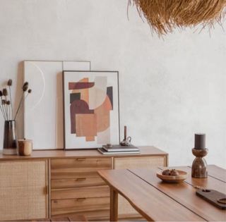 Aparador Maison du Monde Madera y Rejilla