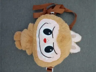 Tracolla Comic Beige/Marrone