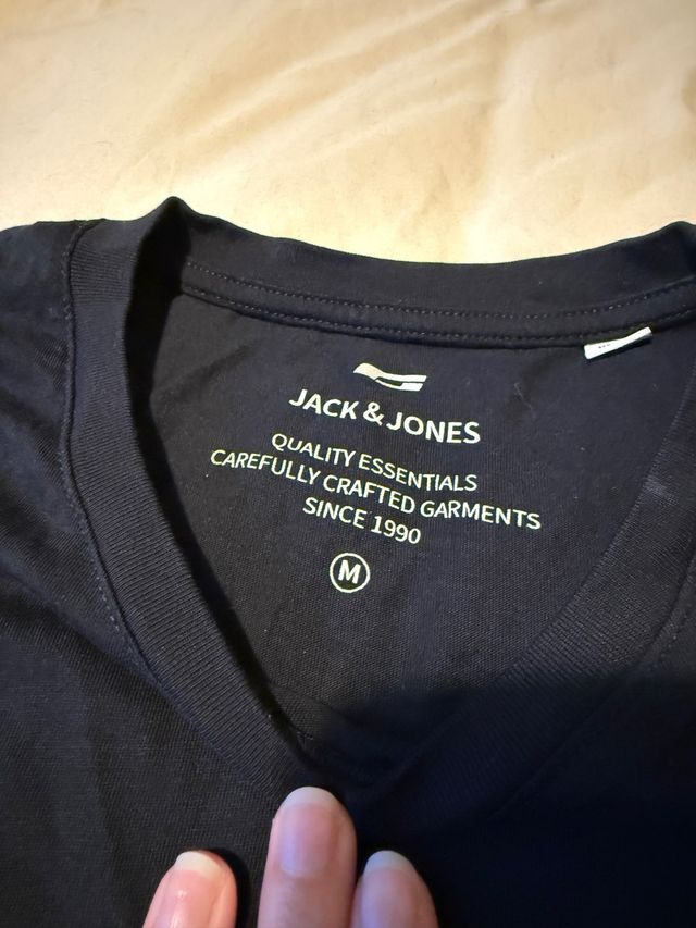 Camiseta Jack & Jones Negra Talla M