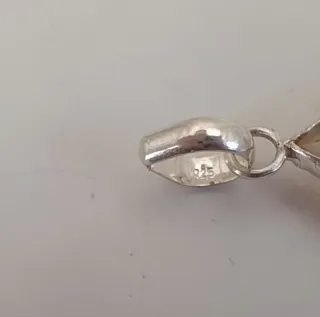 Collar Cuarzo Rutilado Dorado Plata Ley