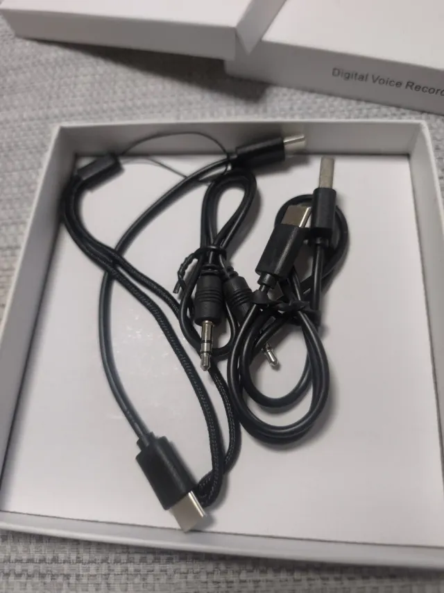 Grabadora de voz digital negra