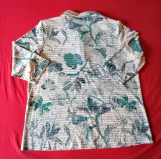 Blusa Mujer Talla 44 Estampada Nueva