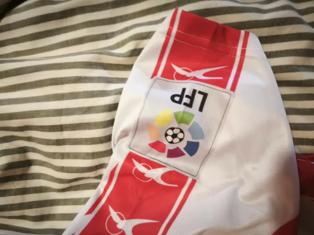 Camiseta Rasan CD Logroñés Roja/Blanca Talla S