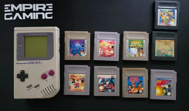 Lote Nintendo Game Boy Beige/Morado
