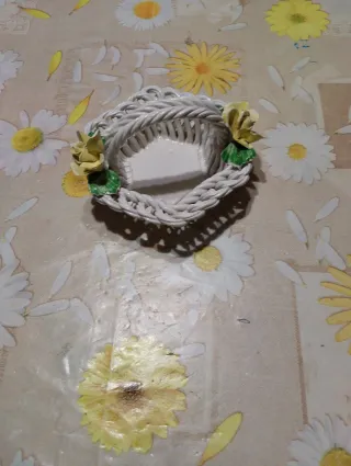 Cestino ceramica Bassano fiori