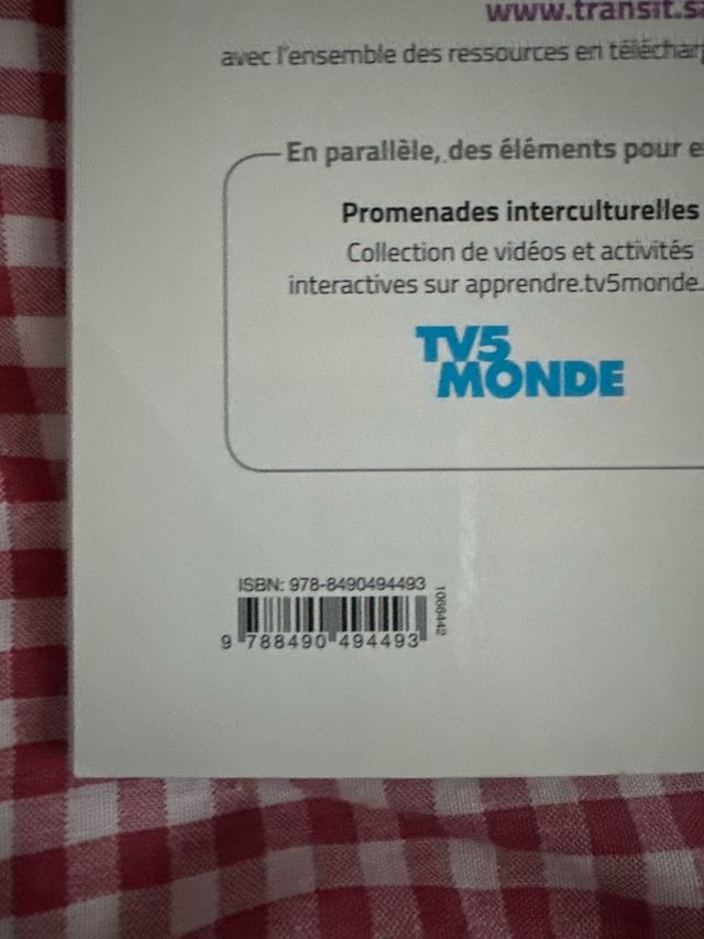 TRANSIT 1 PACK CAHIER D'EXERCICES