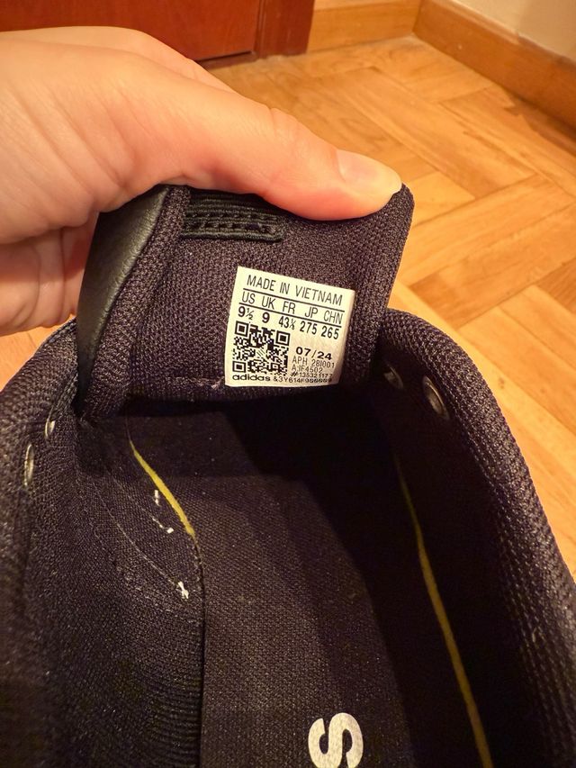 Zapatillas Adidas Daily 4.0 Negras Talla 43 1/3