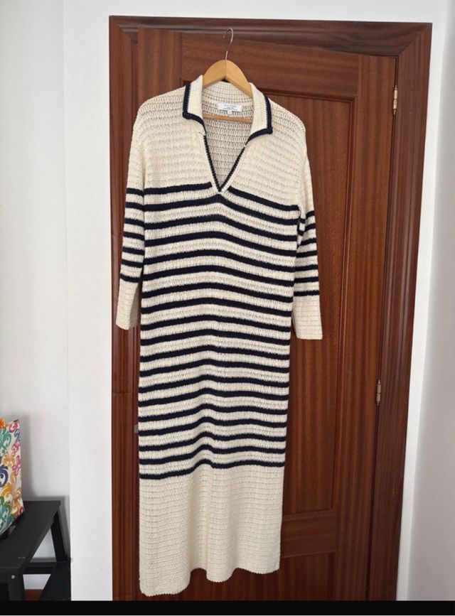 Vestido largo punto Scalpers rayas