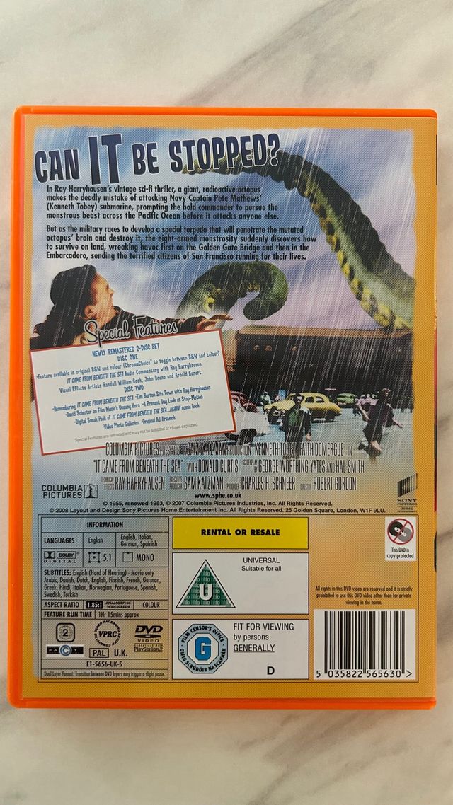 Pack DVD Ray Harryhausen Collection