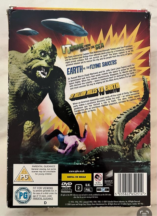 Pack DVD Ray Harryhausen Collection