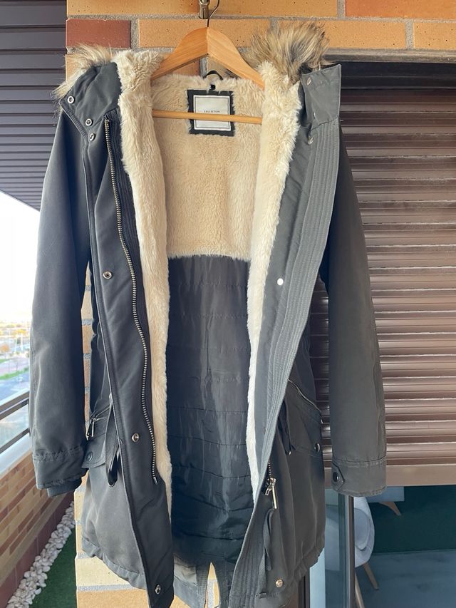 Anorak mujer verde militar