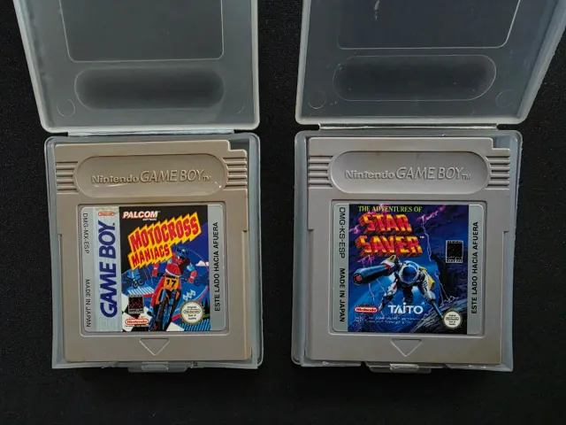 Juegos Game Boy: Motocross Maniacs y Star Saver
