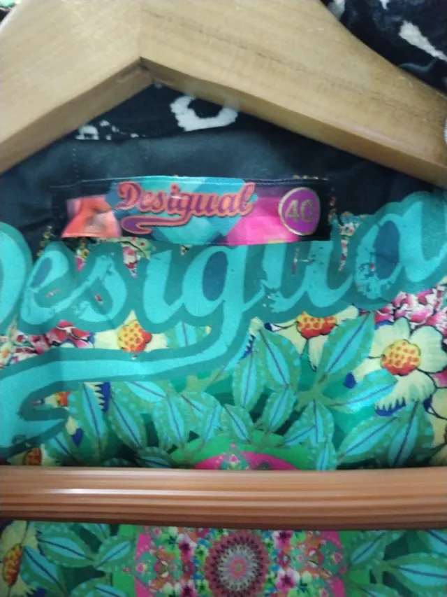 Abrigo Desigual estampado multicolor
