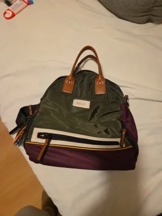 Mochila Binnari Verde y Morado