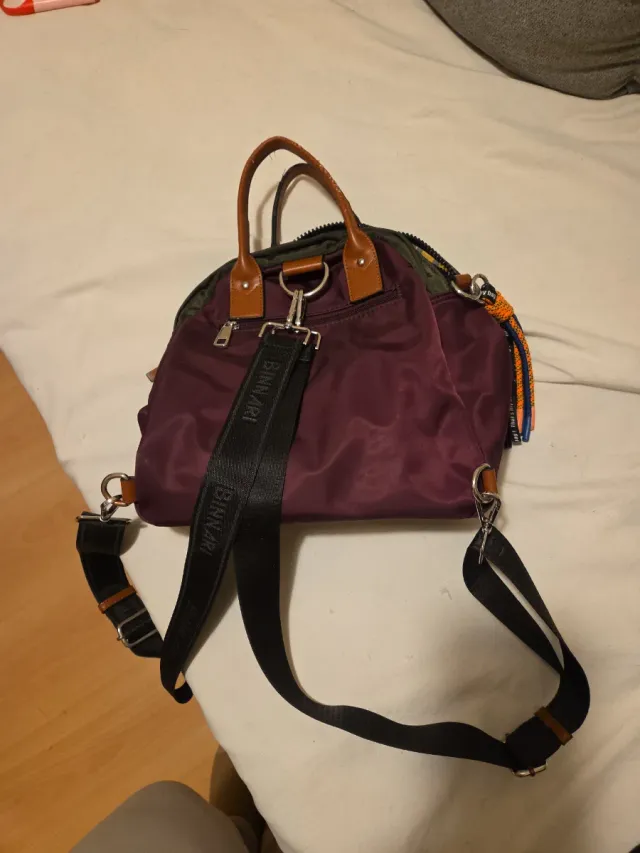 Mochila Binnari Verde y Morado