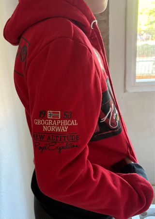 Sudadera Geographical Norway cremallera mujer