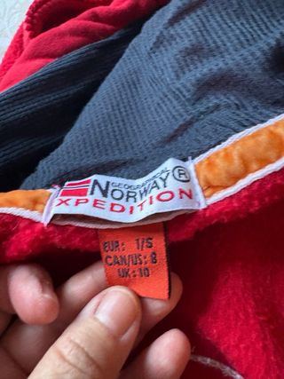 Sudadera Geographical Norway cremallera mujer