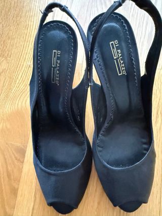 Zapatos Di Palazzo T.40 - Suela de Cuero - Made in