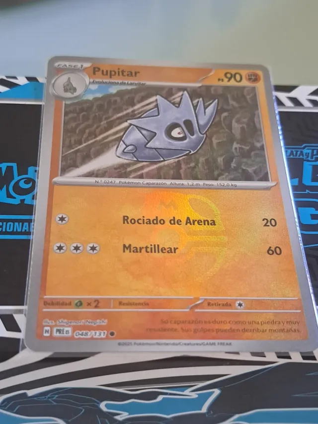 Carta Pokémon Pupitar masterball