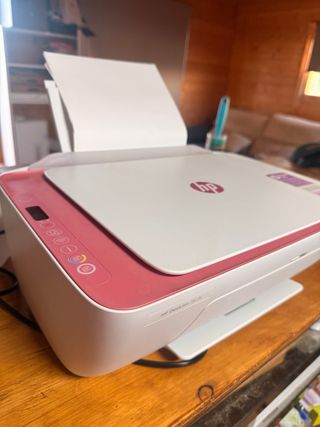 Impresora HP Deskjet 2675e Rosa y Blancas