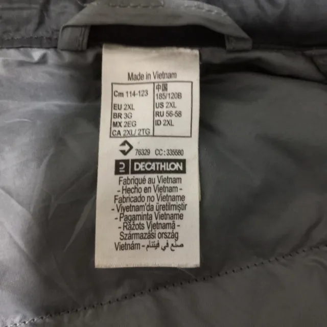 Cazadora Decathlon Negra Hombre