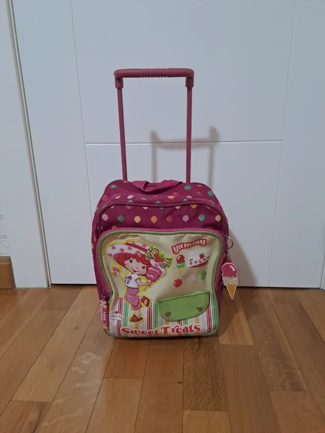 Mochila con carrito Tarta de Fresa