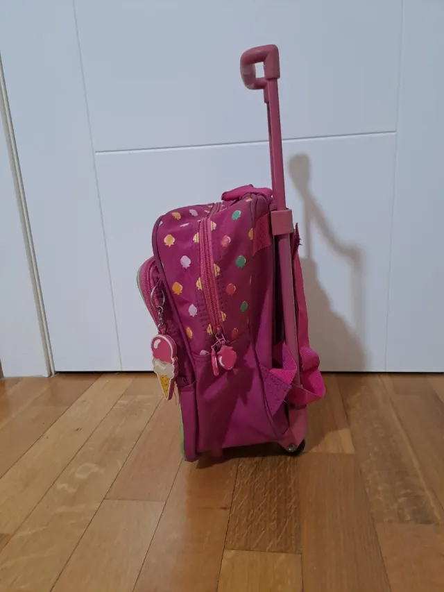 Mochila con carrito Tarta de Fresa