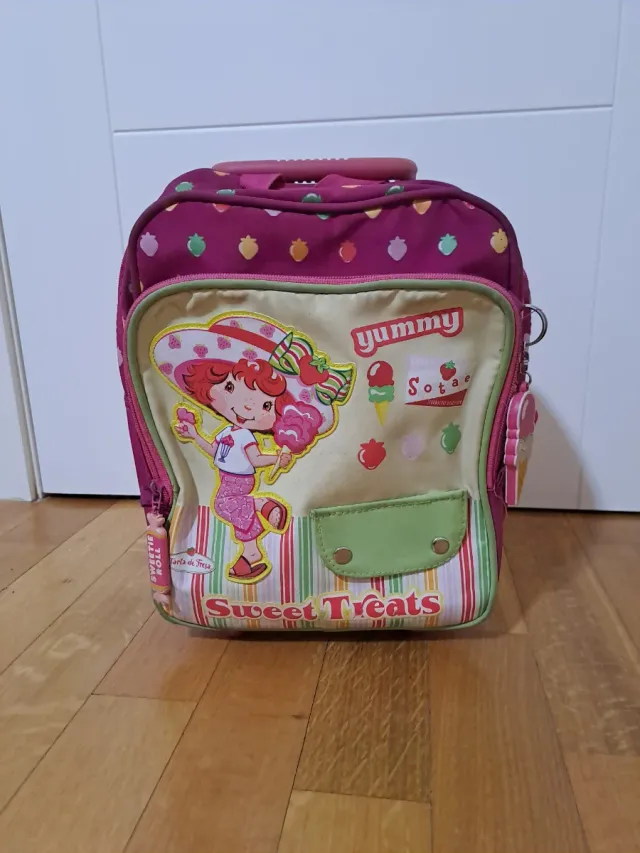 Mochila con carrito Tarta de Fresa