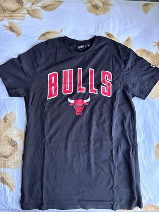 Camiseta New Era Chicago Bulls Negra